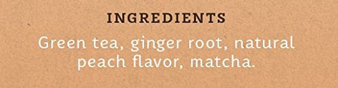 100 (Packaging Stash Tea Ginger Peach Green Tea & Matcha Blend, Box of Tea Bags May Vary)