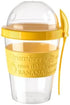 GanoOne Breakfast On the Go Cups, Take and Go Yogurt Cup with Topping Cereal or Oatmeal Container, Portable Lux Yogurt