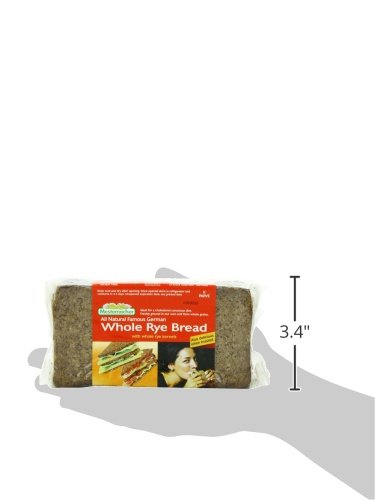 17.6-Ounce (Pack 6) Mestemacher Bread Whole Rye