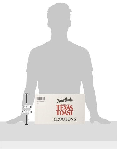 New York 5-Ounce (Pack 12) Texas Toast Croutons Cheese & Garlic, Bags