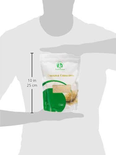 1lb Kopabana Premium Cassava Couscous | AIP Rice | Paleo Compliant |Grain-Free | High Fiber |Non-GMO | Attieke |