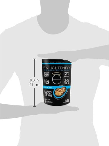 Enlightened Plant Protein Bean Snacks, Sea Salt, 4.5 Oz