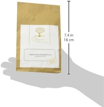 Organic Bio Herbs Premium Dried Marigold Flowers, Natural Herbal Tea & Culinary Use, 2 Oz