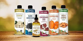 8 oz. Lekithos Organic Garlic Oil - fl. - Olive Oil Infused with Garlic - Cold Pressed, Certified USDA Organic, Non-GMO