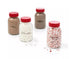 Generic 4 12.8 oz Holiday Hot Cocoa Bar Kit, Jars with Cocoa Mix, Peppermint Crunch, Dark Chocolate Mix, Mini