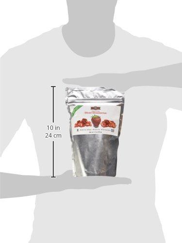 BioTree Labs Freeze Dried Sliced Strawberries, 1.5 oz Pack, 100% Natural for Healthy Snacks