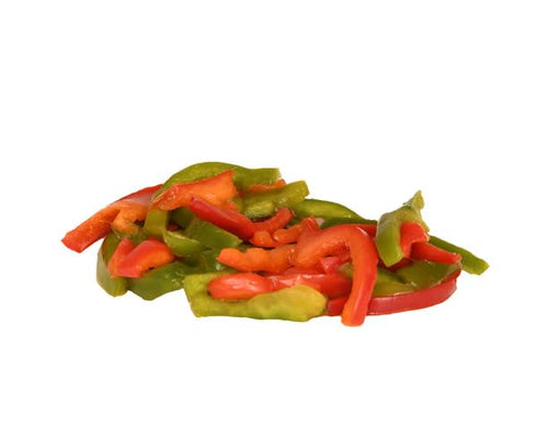 Supremo Italiano #10 Red & Green Pepper Strips Can