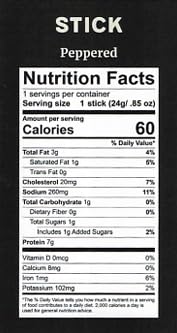 Quiet Harmony Ranch 0.85 oz 100% (Pack 6 Peppered Elk Sticks from - each, Elk Meat - No Added Beef, Pork, or other Meat
