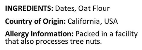 2 Lbs Anna and Sarah Chopped Dates with Oat Flour No Sugar Added in Resealable Bag