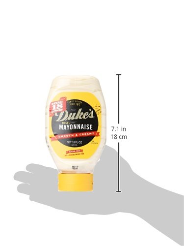 18 oz (Pack 2) Duke's Mayonnaise Squeeze