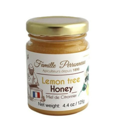 Metr 4.4 Oz, Famille Perronneau, Lemon Tree French Provence Honey (Miel de Citronnier), Imported, honey, yellow