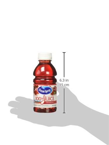 100% 10 (Pack 6) Ocean Spray Juice, Cranberry, Ounce Bottles