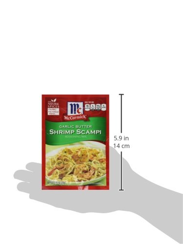 0.87 OZ (Pack 4) McCormick Garlic Butter Shrimp Scampi Seasoning Mix