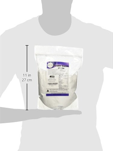 40 Pack 1 Judee's Unmodified Potato Starch - Starch Powder for Cooking & Breading - Flour Substitute for Gluten Free