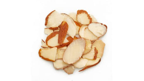 1 lb, Pack 1 Yupik Organic Sliced European Almonds With Skins, Unblanched, Gluten-Free, Kosher, Raw, Good Source