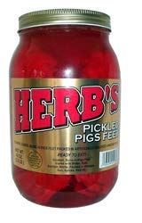 Herbs Herb's Pickled Pigs Feet 40 oz 1/2 Gallon