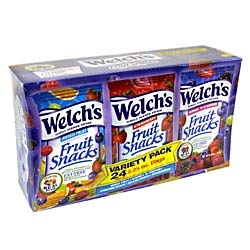 2.25 24 Count, Pack Welch's Fruit Snacks, Ounce Pouches, Variety