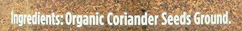 Spicely Organic Coriander Powder, 1.40 Ounce Jar, Certified Gluten Free