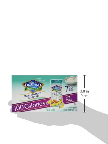 7 Blue Diamond Almonds, Oven Roasted, Sea Salt, ct