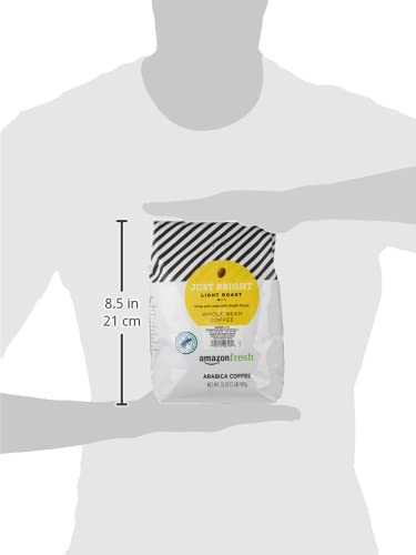 Amazon Fresh 32 Oz , Just Bright Whole Bean Coffee Light Roast