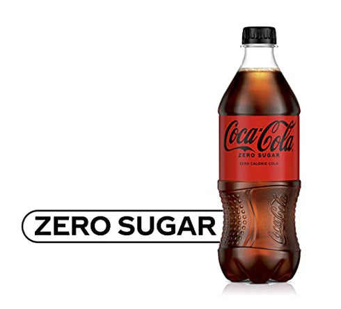 1.25 (Pack 24) Coca Cola Coke Zero Sugar, Pound