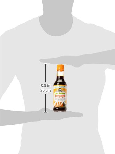 Kikkoman Teriyaki Sauce Less Sodium, 10 Ounce