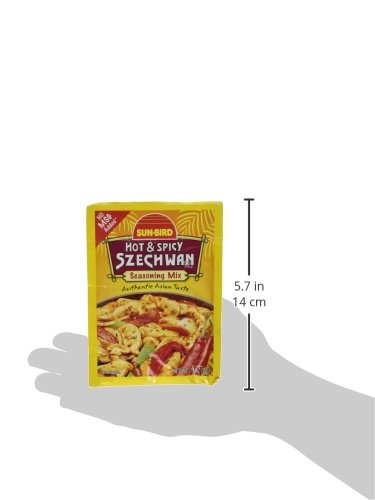 Sunbird Hot Spicy Szechwan Seasoning Mix, 0.75 oz (4 Packs)