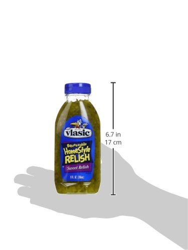 9-Ounce (Pack 3) Vlasic, Home Style Sweet Relish, Bottle