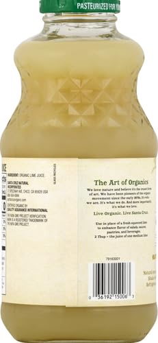 32 SANTA CRUZ ORGANIC Organic Pure Lime Juice, FZ
