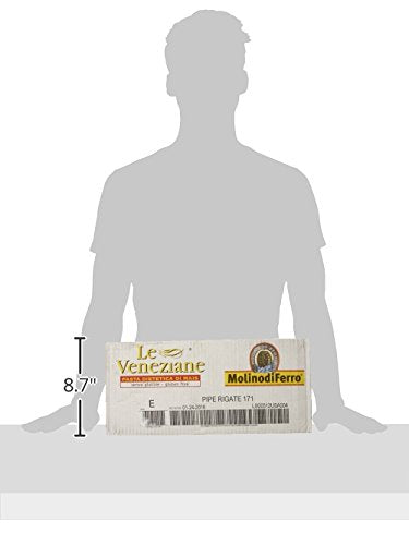Le Veneziane 250-Gram Packages (Pack 12) Pipe Rigate
