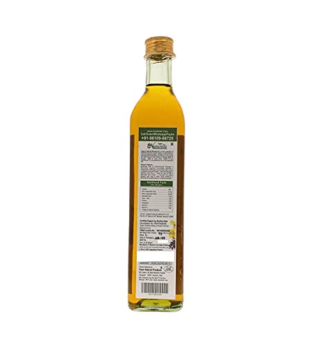 Farm Naturelle Oil-(500ML) (Glass Bottles) Virgin Pressed Organic Black Mustard Seed Cooking