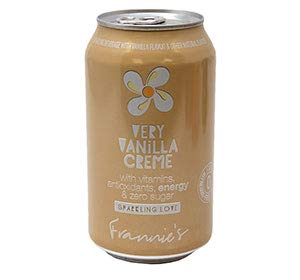 Frannie's 8-Pack 12 oz. Sparkling Beverage- Zero Calories & Sugar, Aspertame Free: fl. Cans (Very Vanilla Creme)