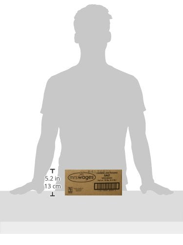 3 lb Pack 6) Mrs. Wages Pickling and Canning Salt, Easy-To-Use, Clear Canning Brine, No Artificial Flavor or Color