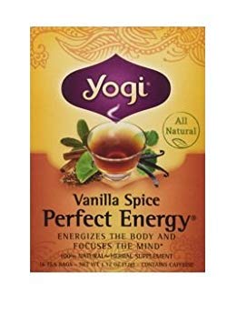Yogi Tea,16 Tea Bags (Perfect Energy Vanilla Spice, 1 Pack)