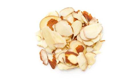 2.2 lb, Pack 1 Yupik Sliced California Almonds with Skins, Unblanched, Gluten-Free, Kosher, Raw, Good Source