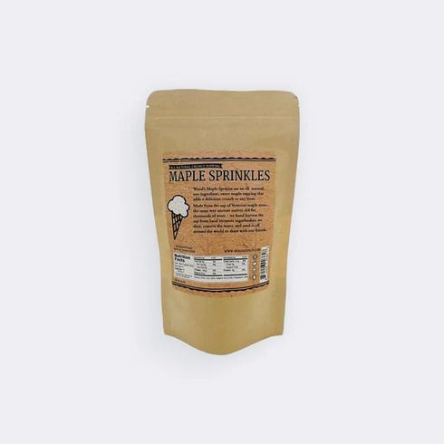 100% 6 oz Woods Maple Sprinkles Pure Vermont Maple Sugar All-Natural Sweetener Single Ingredient, No Additives Healthy