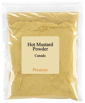 Penzeys Mustard Powder Hot By Spices 2.7 oz 3/4 cup bag (Pack of