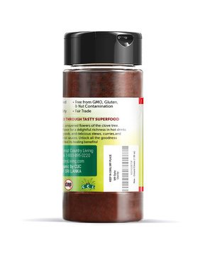 Organic Cloves Spice Ground Powder, 1.59 oz in Glass Bottle, Fair Trade with E-Book