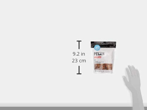 16 Oz Packaging Amazon Grocery, Pecan Halves, (Previously Happy Belly, May Vary)