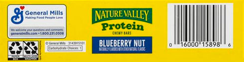 5 7.1 OZ (Pack 2) Nature Valley Protein Granola Bars, Blueberry Nut, Chewy Snack Bars, Bars