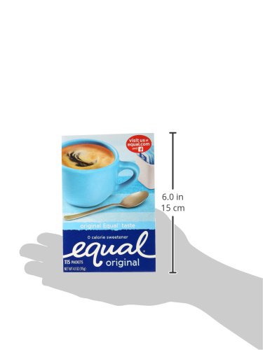 Equal Sugar Substitute Packets, 4.1 oz, 115 ct