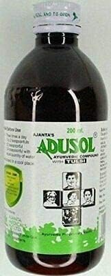 Adusol Ayurvedic Compound with Tulsi, 200 Milliliters (mL)