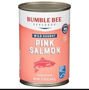 Generic Bumble Bee Wild Caught Pink Salmon, 14.75 oz Cans, (Pack of 06)