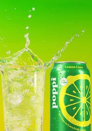 KD Chocolates 4 pack, 12 oz Lemon Lime Poppii Prebiotic Soda - fl can