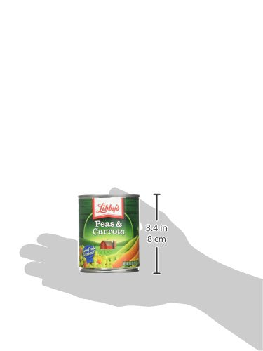 8.5 (Pack 12) Libby's Peas & Carrots Cans, Ounce