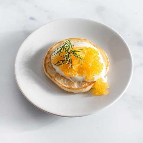 (2 oz) Hand-Packed Wild Golden Whitefish Roe Great Lakes Caviar with Bright Golden Pearls, Delicate Crunch, Clean Mild
