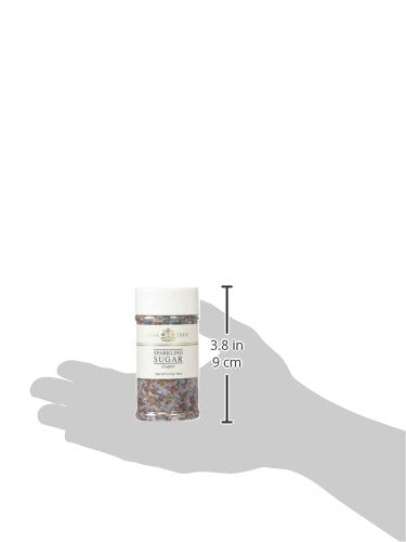 India Tree Sparkling Sugar, Confetti, 3-1/2 Ounce