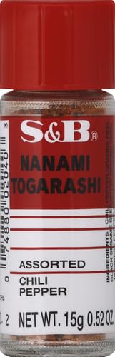 S&B Shichimi Seven Spice Chili Pepper, 0.52 Oz