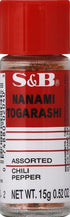 S&B Shichimi Seven Spice Chili Pepper, 0.52 Oz