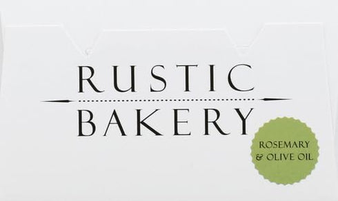 6 Rustic Bakery, Flatbread Rosemary Olive Oil Organic, Ounce